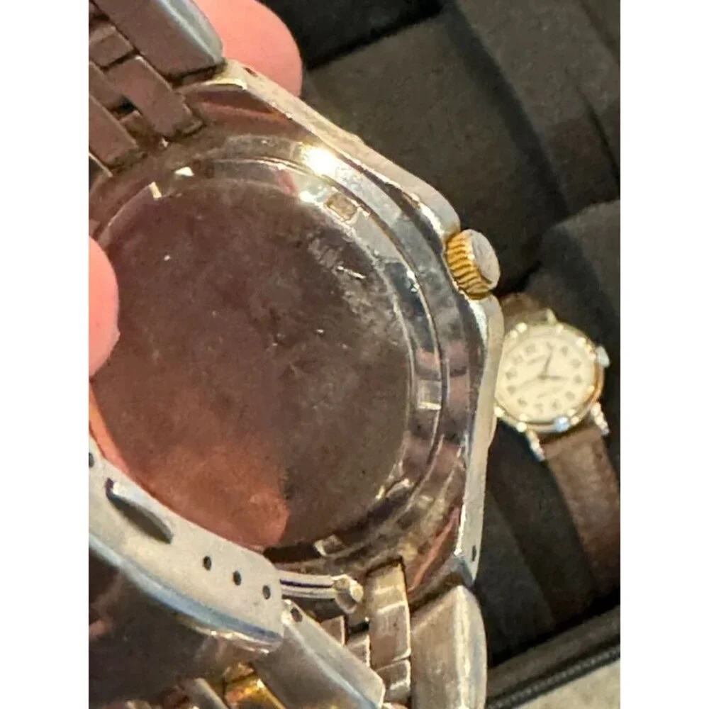 Fossil blue watch new battery